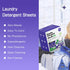 Lavender Laundry Detergent Sheets, 240 Loads - Eco-Friendly, Plant-Based, Hypoallergenic, No Plastic Jug