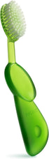 RADIUS Toothbrush, Original Big Brush & Case, Right Handed, Green Brush with Green Case, BPA Free and ADA Accepted