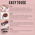 Libeauty Black Lash Color Kit, Volumizing Eyelash and Eyebrow Hair Coloring Kit for DIY Use at Home or Salon