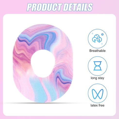 25pcs Adhesive Patches for Dexcom G7, Waterproof Sensor Patches Stickers, Sweatproof Breathable Cover Adhesive Tape