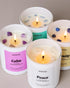 Set 4 Pack 28 oz 200 AOOVOO Stress Relief Candles for Women - Candles for Home Scented, Hour Burn, Aromatherapy Candle