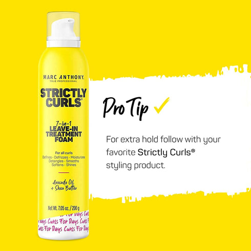 Marc Anthony Strictly Curls Hair Spray, 8.1 Fl Oz - Curl Booster, Removes Frizz & Holds Bouncy Curls