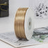 Champagne Ribbon - Solid Color Thin Satin Ribbon,1/8 inch x 100 Yards Double Face Gift Ribbon for Crafts by Capesaro