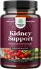 Kidney Support Cranberry Pills for Women and Men - High Strength Detox & Repair with Stinging Nettle, Uva Ursi,