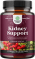 Kidney Support Cranberry Pills for Women and Men - High Strength Detox & Repair with Stinging Nettle, Uva Ursi,