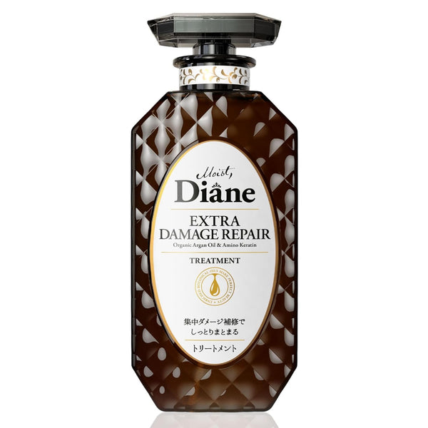 Moist Diane Natural Hair Conditioner with Pump - Organic Keratin Treatment for Damaged & Dry Hair, 15.2 fl oz