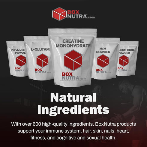 BoxNutra Creatine Monohydrate Powder - Unflavored Creatine for Men and Women, 200 Servings, Increases Muscle Gain