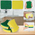 Kitchen Cleaning Sponges, 96 Pack Eco Non-Scratch for Dish and Scrub Sponges.