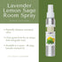 Victoria's Lavender Room Spray - All-Natural Home Atmosphere Spray, Essential Oil Concentrated Room Spray Air Freshener, Bathroom Odor Eliminator, Luxury Room Spray, 2-Pk Lavender Lemon Sage, 4 oz