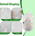 18 Gallon Large Clear Garbage Trash Bags, 70 Counts, Yard Waste Bags