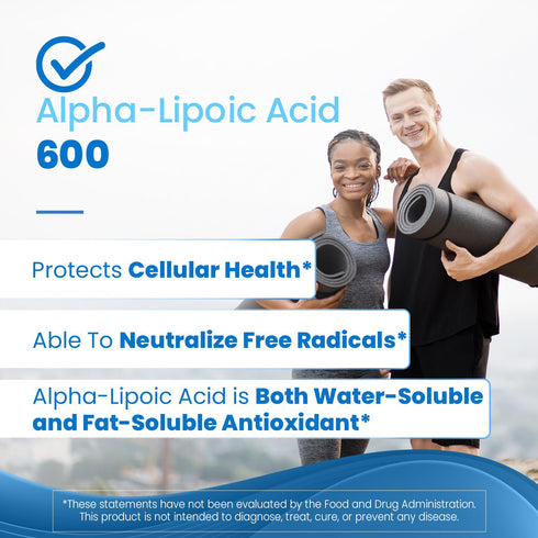 Doctor's Best Alpha-Lipoic Acid 600, Supports Glucose Metabolism, 60 Veggie Caps, Non-GMO, Vegan
