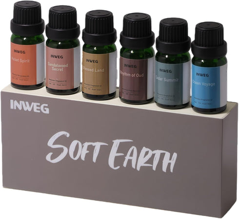 Essential Oils Well Being Set, 2 Fl Oz Aromatherapy Oils for Diffuser,