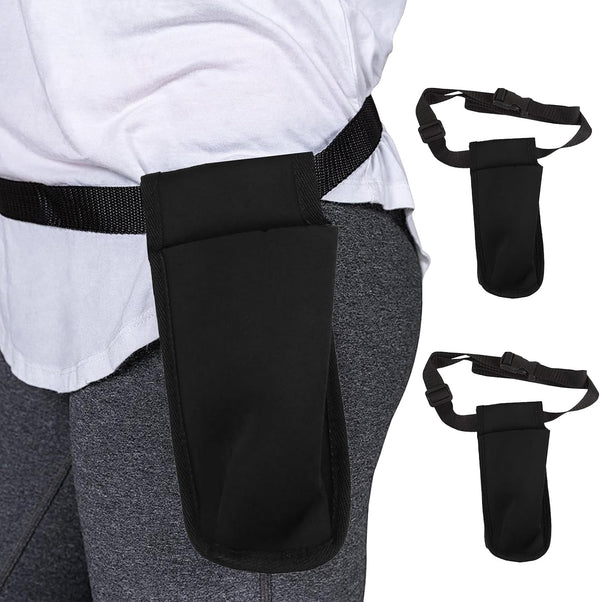 KURTOPLLY Massage Therapist Holster with Adjustable Belt, 2pcs Single Bottle Massage Bottle Holster