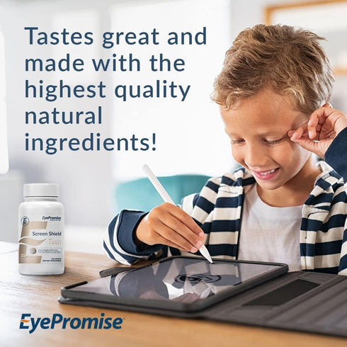 EyePromise Screen Shield Teen Chewable Eye Vitamin - Vitamins for Kids Ages 4-17, Screen Time Protection