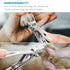 SZQHT Ultra Wide Jaw Opening Nail Clippers Set, Heavy Duty Toenail Clippers for Thick Nails, Stainless Steel for