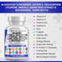 Eye Health Vitamins with Bilberry 6000mg, Lutein & Zeaxanthin 40mg, Omega 3 4000mg - 60 Capsules