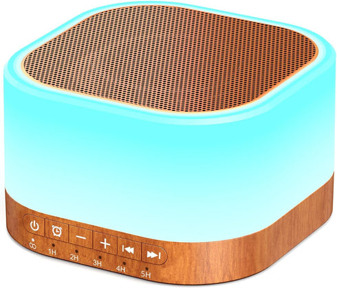 SleeZOO Sound Machine White Noise Machine with 25 Soothing Sounds 12 Colors Light