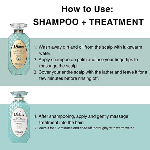 Perfect Beauty Extra Fresh & Hydrate Dry Scalp & Hair Shampoo for Men & Women, Organic Keratin Scalp Haircare from