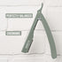 Professional Straight Razor Kit - Ultra Exposed Straight Razor with 10 Gravity Premium Blades, 2mm Exposed (Dynasty)