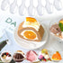 500 Pcs Disposable Clear Plastic Mini Spoons, 3 Inch Tasting Spoons for Crafts, Sampling, Ice Cream