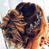 Wedding Bride Hair Accessories, Bridal Headpiece Pearl Hair Vine for Women (19.7in) (A-Silver)