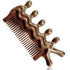 Jaasuee Wooden Massage Comb - Scalp, Neck, and Leg Acupressure Tool - Manual
