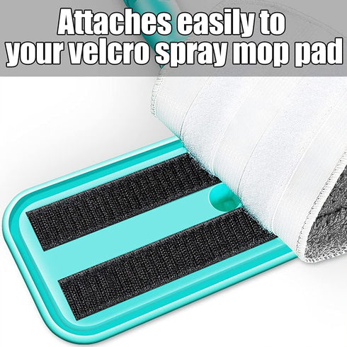 6 Pack Microfiber Spray Mop Replacement Heads for Wet Dry Mops, Reusable Replacement Refills Compatible with Bona