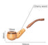 Dr. Watson Wooden Tobacco Pipes Set of 3, Classic Handmade Natural Wood Design