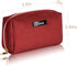Small Travel Makeup Bags for Women, Wine Red Compact Cosmetic Bag, Travel Accessories