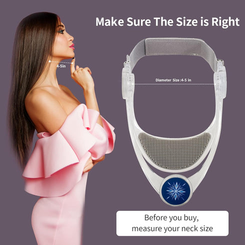 Neck Stretcher, 360 Degree Adjustable Neck Support, Ergonomic Cervical Traction Device for Pain Relief