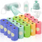 Qeeenar Disposable Diaper Sacks with Red Orange Scented 20 Refill Rolls/300 Bags Waste