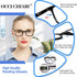 OCCI CHIARI 5.0 Reading Glasses for Women, Designer High Power Readers (4.0 to 3.5)