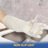 BOOMJOY Nitrile Cleaning Gloves, Long Cuff Heavy Duty Reusable Medium Gloves for Kitchen, Bathroom, Gardening, White, 3