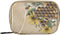 Naanle Vintage Sunflower Bee Pill Box 7 Day Pill Case Travel Pill Organizer