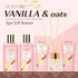 Spa Gift Basket Vanilla Oat 14 Pcs Bath Scents for Women, Home Spa Gift Set with Shower Gel, Body Oil, Diffuser, & More