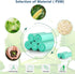 AYOTEE Small Biodegradable Trash Bags, 100 Counts, 4 Gallon, Unscented, Strong, Compostable Waste Basket Liners
