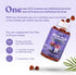 Iron Gummies Supplements for Adults & Kids, Grape Flavor for Anemia, Energy & Focus - 200 Count