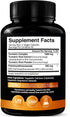 Palmitoylethanolamide 600mg + Turmeric Curcumin Complex 1000mg, Micronized Pea Supplement for Men and Women, 120 Veggie
