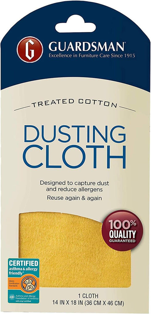 Guardsman Wood Furniture Dusting Cloths | 1 Pre-Treated Cloth | Captures 2X Dust | Pack of 6