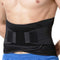 NeoTech Care Adjustable Compression Back Brace, Lumbar Support Belt, Black, Size XXL