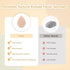 Konjac Exfoliating Organic Cleansing Facial Sponges Set, Natural Walnut Charcoal for Exfoliator Skincare Makeup Removal