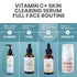 Vitamin C Serum for Face - Skin Clearing Serum with Salicylic Acid, Retinol, Niacinamide, and Hyaluronic Acid (1 oz)