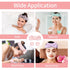 Spa Headband and Wristband Set, 3Pcs Microfiber Face Headband, 6Pcs Wrist Spa Wash Band for Washing Face