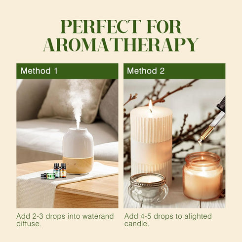 Set, (32 5ml) Essential Oils Aromatherapy Essential Oil Kit for Diffuser, Humidifier, Massage, Skin Care x