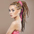 WILLBOND 27 Pcs Wooden Fabric Dreadlock Beads Tube Beads for Hair Braids Jewelry, DIY Accessories