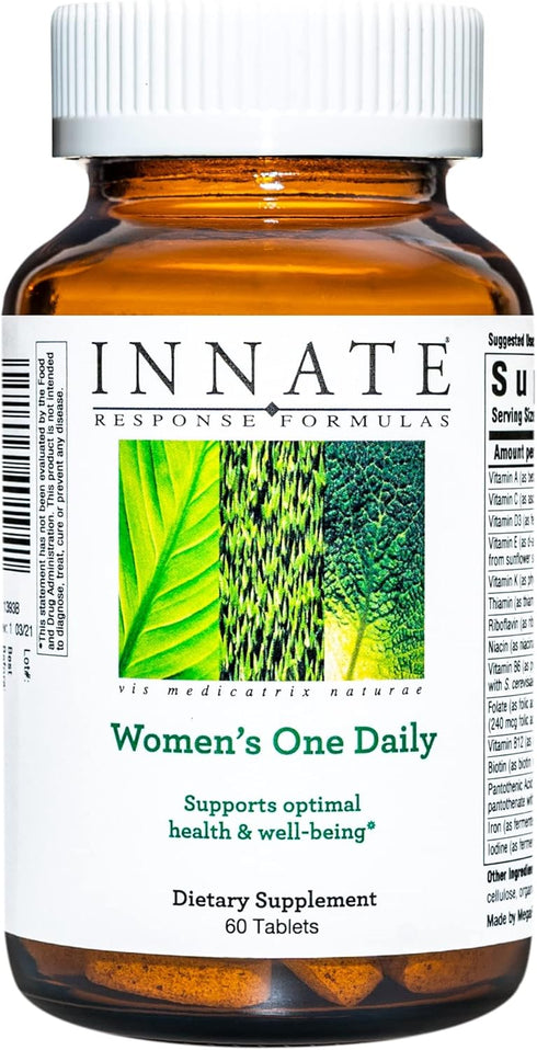 Innate Response Formulas Women's One Daily Multivitamin, 60 Tablets, Vegetarian, Non-GMO, Supports Optimal Health
