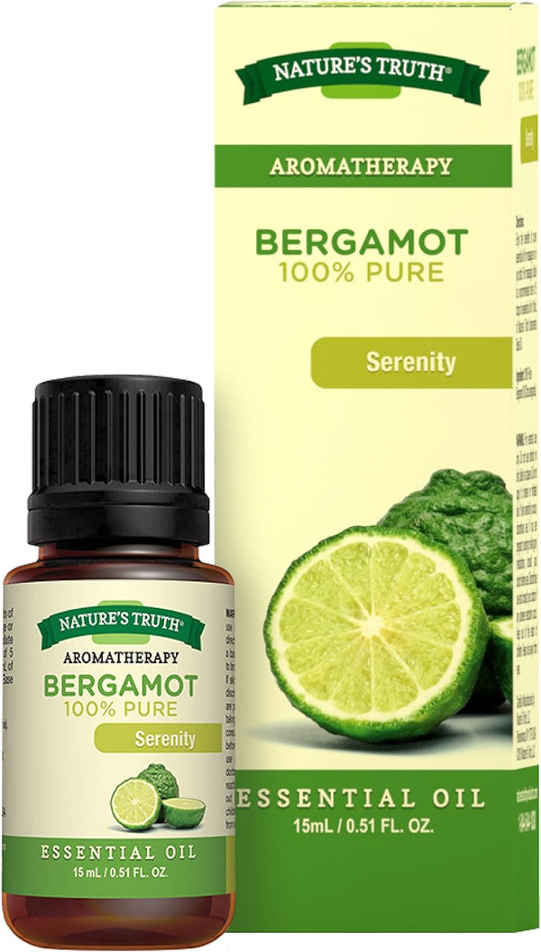 Nature's Truth Vitamins Bergamot Essential Oil, 0.51 Fluid Ounce