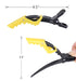 HH&LL 30pcs Alligator Hair Styling Sectioning Clips in 15 Colors