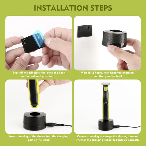 Shaver Razor Stand Charging Base Holder - Compatible with One Blade 2520/2530/2620/2630