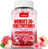 ZEGBALP Sugar-Free Womens Multivitamin 50 Plus Gummies with Calcium, Magnesium, Zinc, Vitamin A,